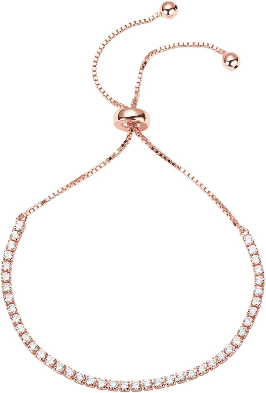 PAVOI 14K Gold Plated CZ Tennis Bracelet