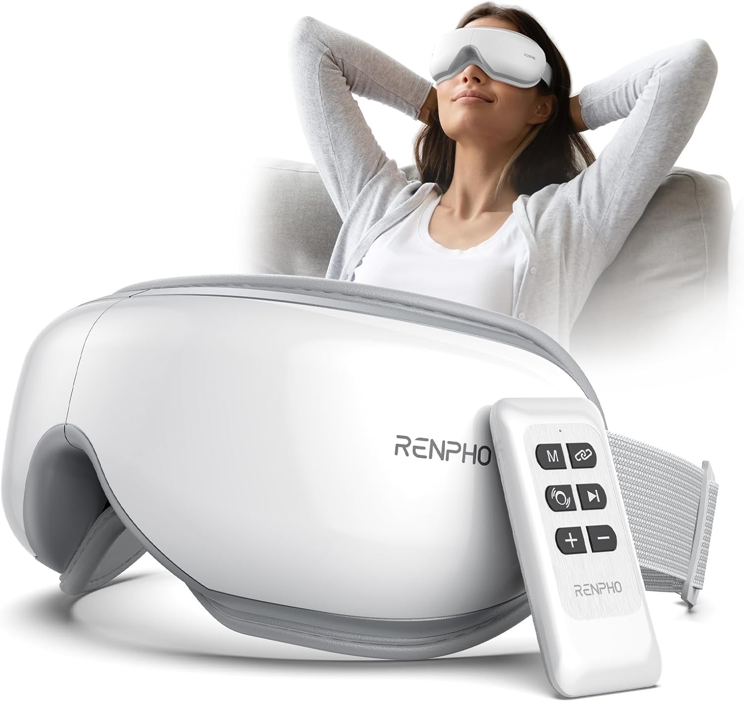 RENPHO Eye Massager with Heat & Compression
