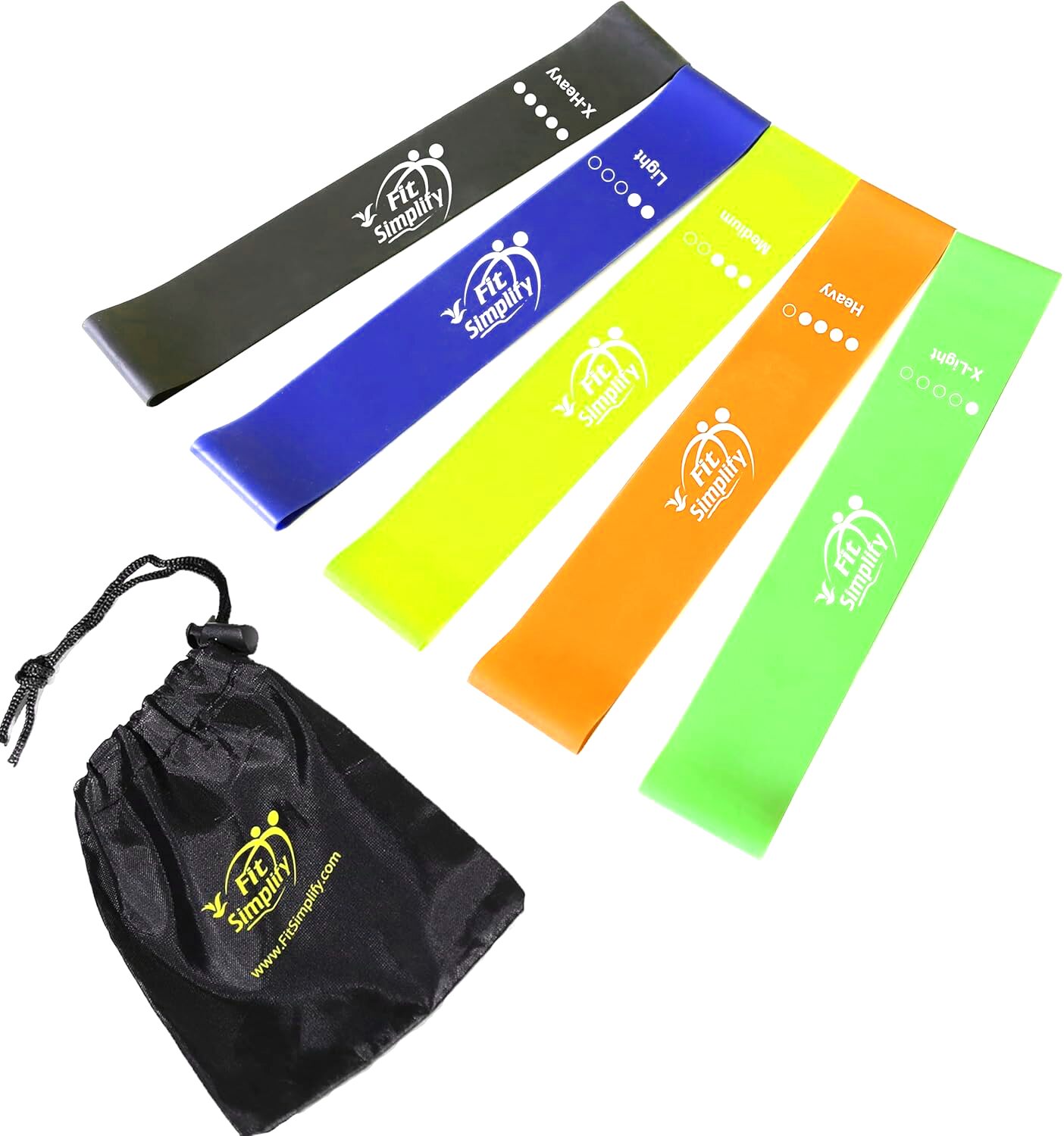 Resistance Bands Set (5 Bands + Handles)