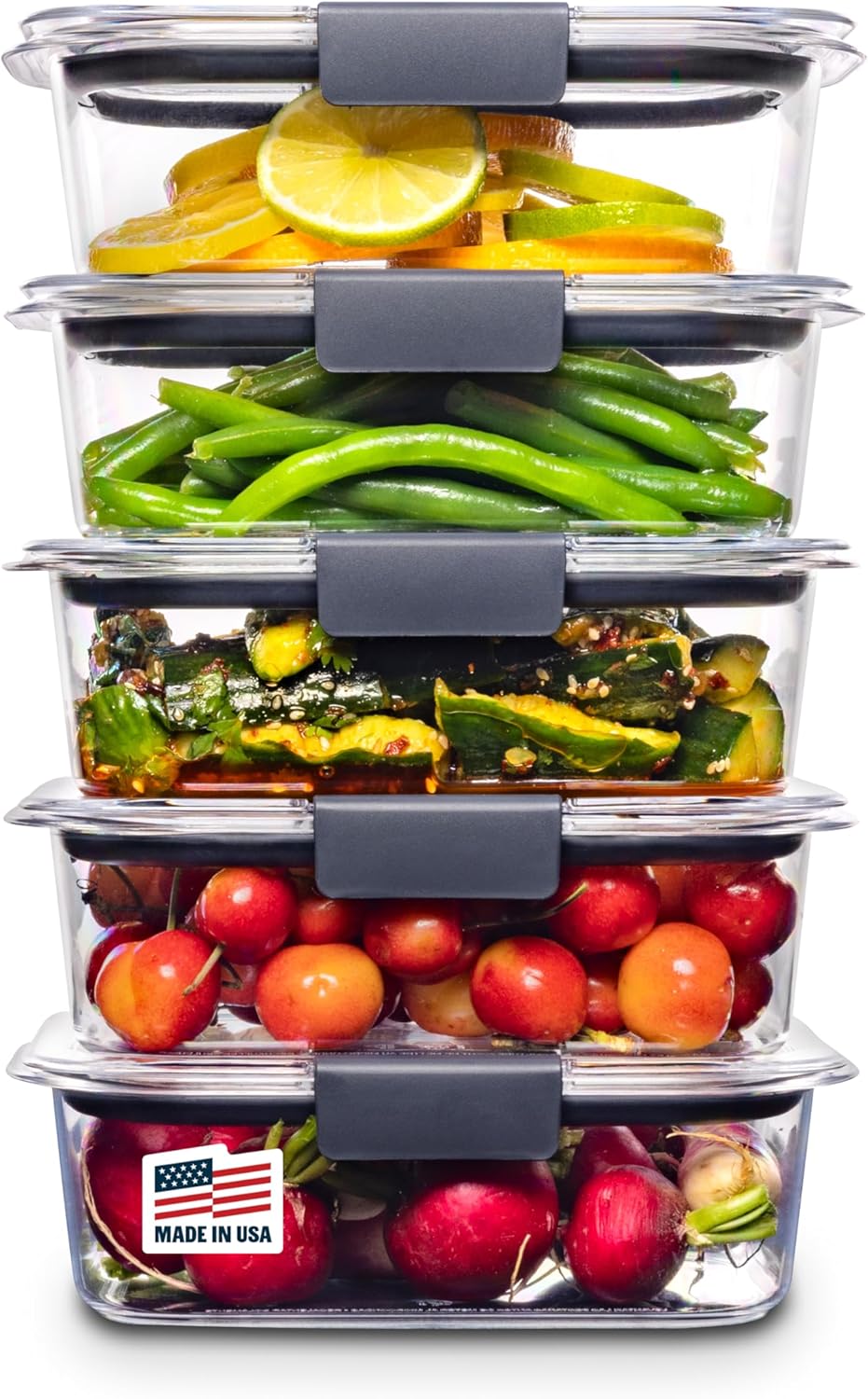 Rubbermaid Brilliance Food Storage Set (5-Pack)
